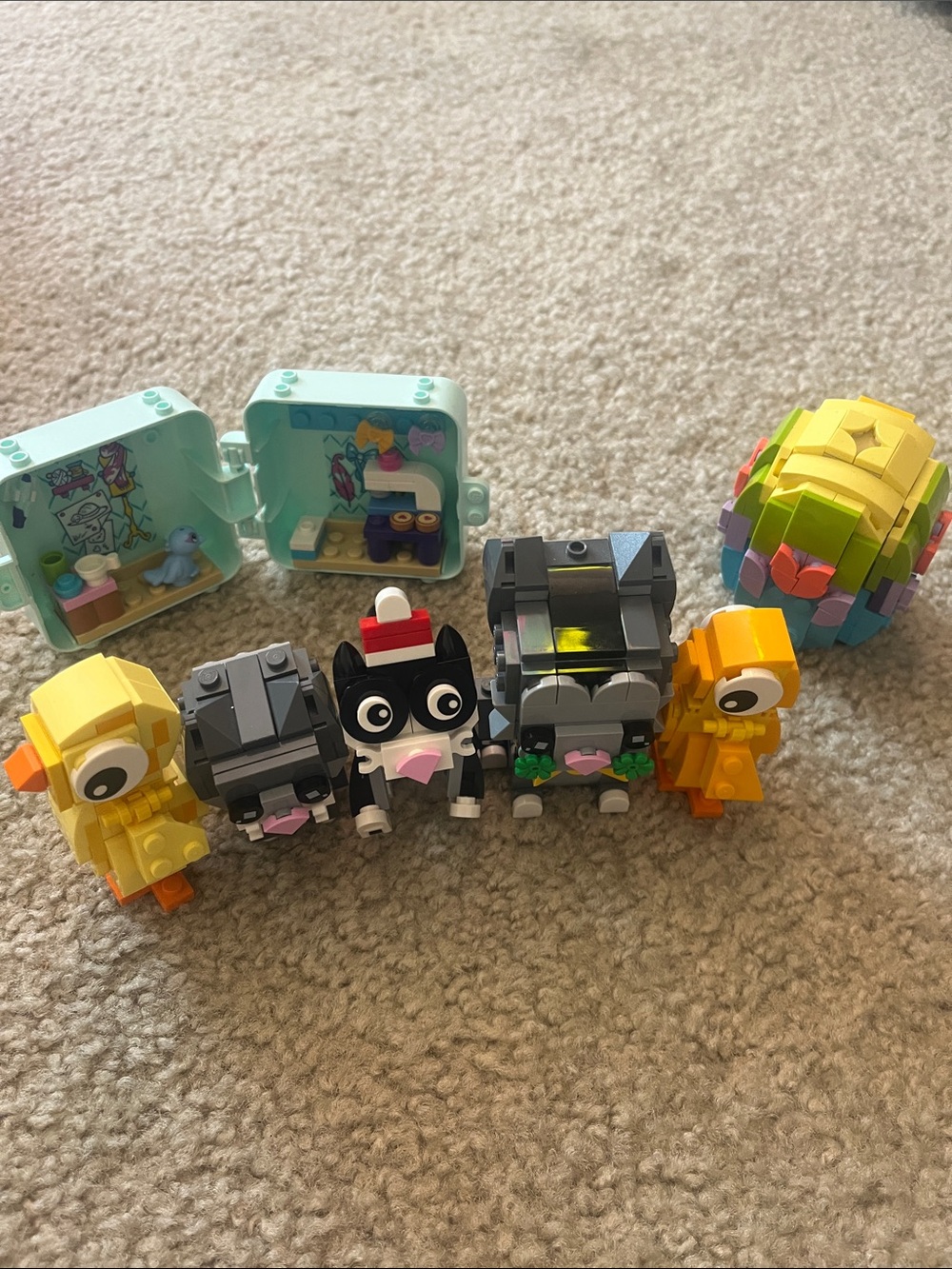 Lego Building Block Animal Figures Set - incomplete